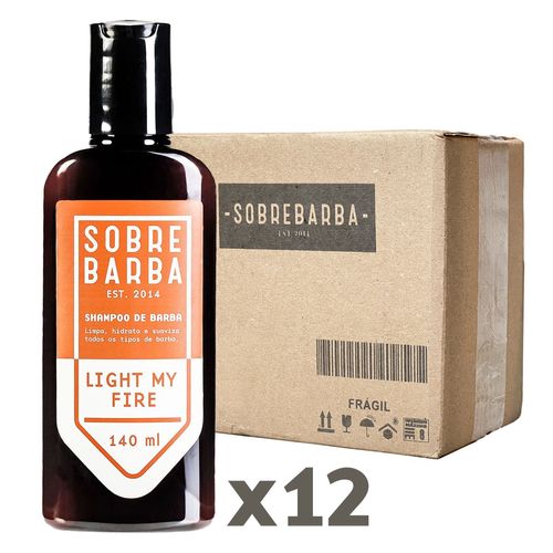 Shampoo de Barba - Light my Fire 140ml | Caixa com 12