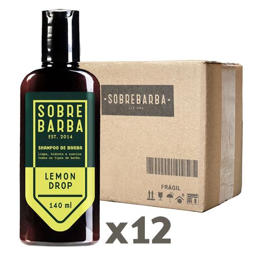 Shampoo de Barba - Lemon Drop 140ml | Caixa com 12